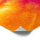 Kleurrijke Swirl Stropdas-Dye Abstract. Poster (Hoek)