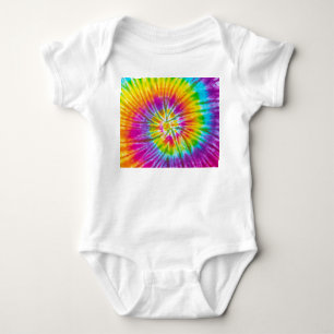 Kleurrijke Swirl Stropdas-Dye Abstract. Romper