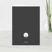 Kleurrijke Swirls en Whirls Black Cat Kaart (Achterkant)