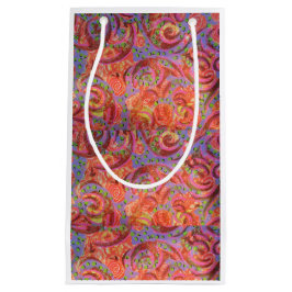 Kleurrijke Swirls Gift Bag Klein Cadeauzakje