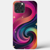 Kleurrijke Swirly Gradient Behang Telefoonhoes Case-Mate iPhone Case (Achterkant)
