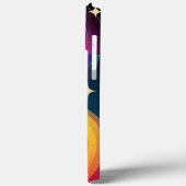 Kleurrijke Swirly Gradient Behang Telefoonhoes Case-Mate iPhone Case (Achterkant / Links)