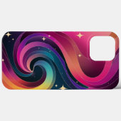Kleurrijke Swirly Gradient Behang Telefoonhoes Case-Mate iPhone Case (Achterkant (horizontaal))