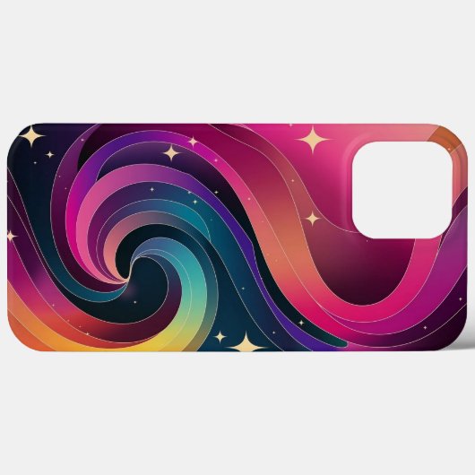 Kleurrijke Swirly Gradient Behang Telefoonhoes Case-Mate iPhone Case (Achterkant (horizontaal))