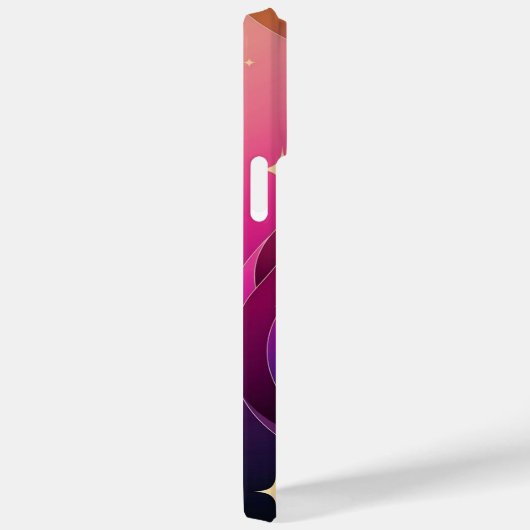 Kleurrijke Swirly Gradient Behang Telefoonhoes Case-Mate iPhone Case (Achterkant / Rechts)