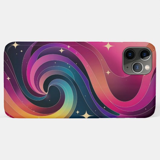 Kleurrijke Swirly Gradient Behang Telefoonhoes Case-Mate iPhone Case (Achterkant (horizontaal))