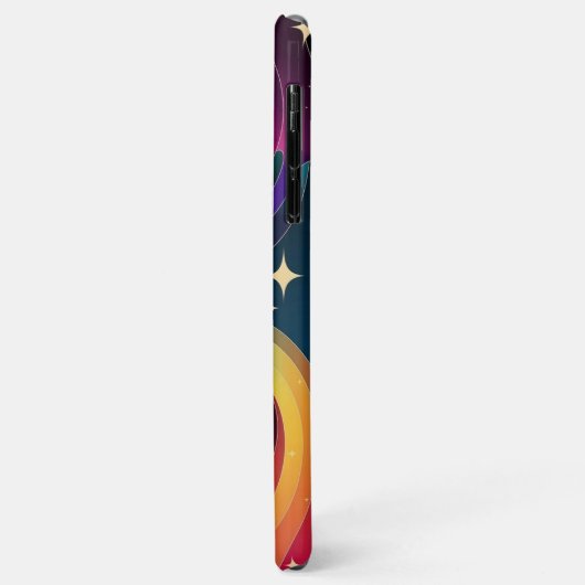 Kleurrijke Swirly Gradient Behang Telefoonhoes Case-Mate iPhone Case (Achterkant/links)