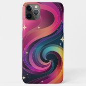 Kleurrijke Swirly Gradient Behang Telefoonhoes Case-Mate iPhone Case (Achterkant)