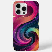 Kleurrijke Swirly Gradient Behang Telefoonhoes Case-Mate iPhone Case (Achterkant)