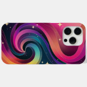 Kleurrijke Swirly Gradient Behang Telefoonhoes Case-Mate iPhone Case (Achterkant (horizontaal))