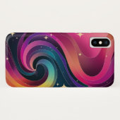 Kleurrijke Swirly Gradient Behang Telefoonhoes Case-Mate iPhone Case (Achterkant (horizontaal))