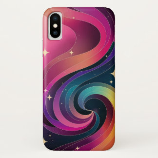 Kleurrijke Swirly Gradient Behang Telefoonhoes Case-Mate iPhone Case