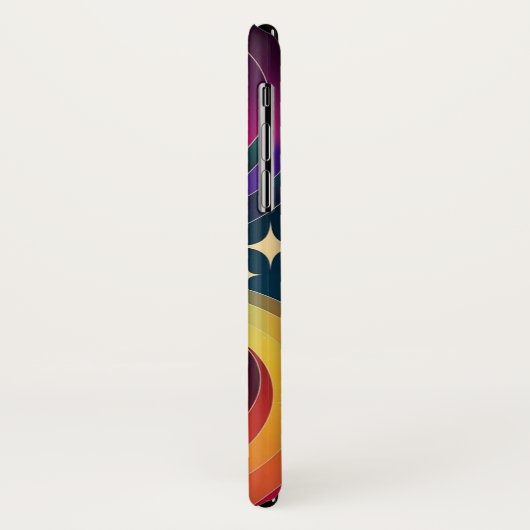 Kleurrijke Swirly Gradient Behang Telefoonhoes Case-Mate iPhone Case (Achterkant/links)