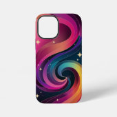 Kleurrijke Swirly Gradient Behang Telefoonhoes iPhone Hoesje (Achterkant)