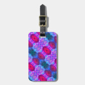 Kleurrijke symmetrie Var Roteren Bagagelabel (Voorkant verticaal)