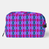 Kleurrijke symmetrie Var Roteren Toilettasje (Achterkant)