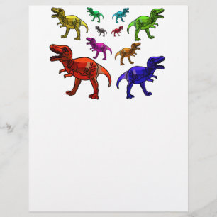 Kleurrijke T-Rex