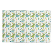 Kleurrijke T Rex patroonnaam dinosaurus Kussensloo Kussensloop (Achterkant)