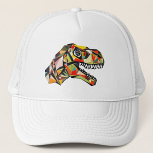 Kleurrijke T-Rex Trucker Pet