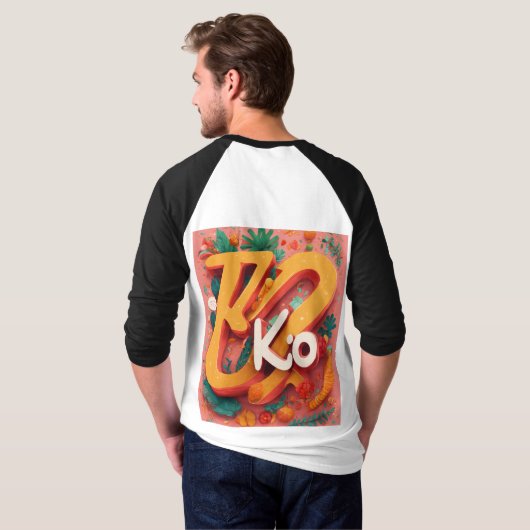 Kleurrijke T-Shirt (Achterkant volledig)