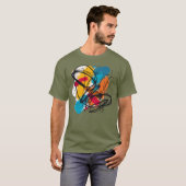 Kleurrijke t-shirt (Voorkant volledig)