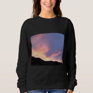 Kleurrijke T-shirt met zonsondergang shirts natuur