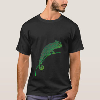 Kleurrijke taal van de kameleons t-shirt