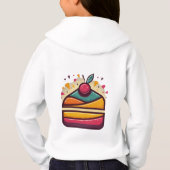 Kleurrijke taart ontworpen (Achterkant)