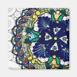 kleurrijke talavera aardewerk Mexicaanse blauwe fo Magneet