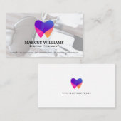 Kleurrijke tand Logo | tandartspraktijk Visitekaartje (Voorkant / Achterkant)