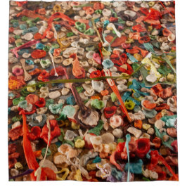 Kleurrijke tandvleeswand douchegordijn