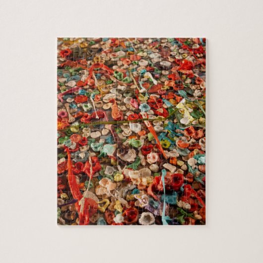 Kleurrijke tandvleeswand legpuzzel (Verticaal)