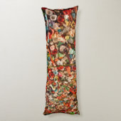 Kleurrijke tandvleeswand lichaamskussen (Achterkant (Verticaal))