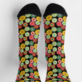 kleurrijke tandwielen sokken (Top)