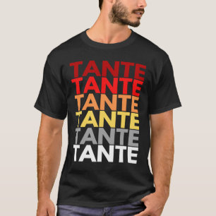 Kleurrijke Tante in het Nederlands Oom in het Nede T-shirt