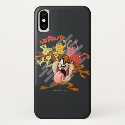 Kleurrijke "Tantrum" TAZ™ Case-Mate iPhone Case (Achterkant)
