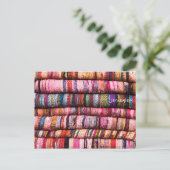 Kleurrijke tapijten briefkaart (Staand voorkant)