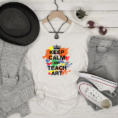 Kleurrijke tapijten voor kalm tapekwaliteit behoud t-shirt