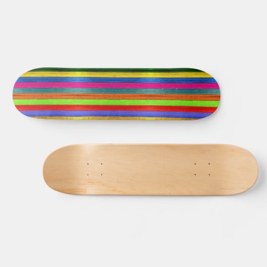 Kleurrijke tapijtschelp persoonlijk skateboard (Horizontaal)