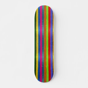 Kleurrijke tapijtschelp persoonlijk skateboard