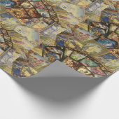 Kleurrijke Tarot Card Deck Spread Illustratie Cadeaupapier (Hoek)