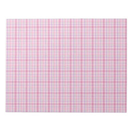 Kleurrijke Tartan Christmas Kaart Envelop Liner Notitieblok