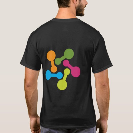 Kleurrijke tatoeagekunst t-shirt (Achterkant)