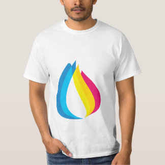 Kleurrijke tatoeagezine t-shirt
