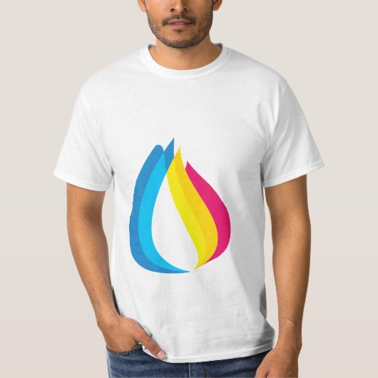 Kleurrijke tatoeagezine t-shirt (Voorkant)