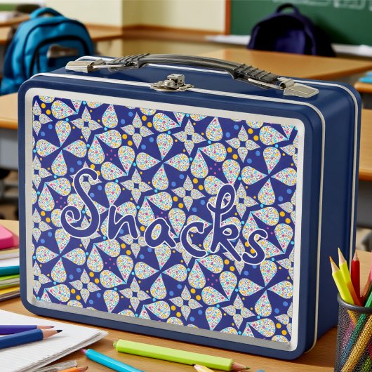 Kleurrijke Teardrop Custom Snack