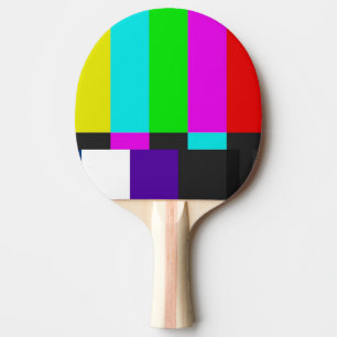 Kleurrijke technische problemen Rainbow Fun-kleure Tafeltennisbatje