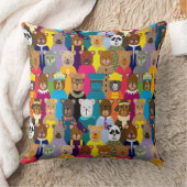 Kleurrijke Teddy Bears met veel professionals Kussen (Deken)