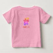 Kleurrijke teddybeer, HUGGY, HUGGY, T-Shirt (Achterkant)