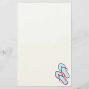 Kleurrijke Teenslippers 3 Papier